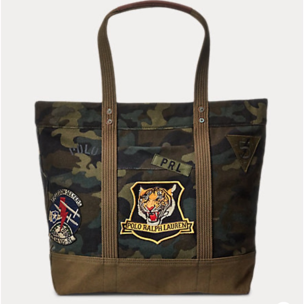 Polo Ralph Lauren Canvas Camo Tote